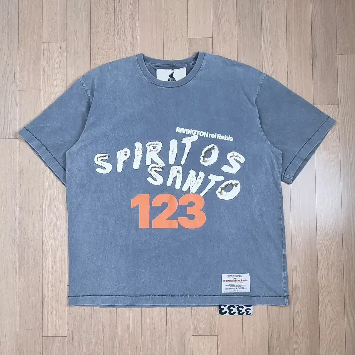 RRR123 spiritos santo 반팔 3size_ 실측확인