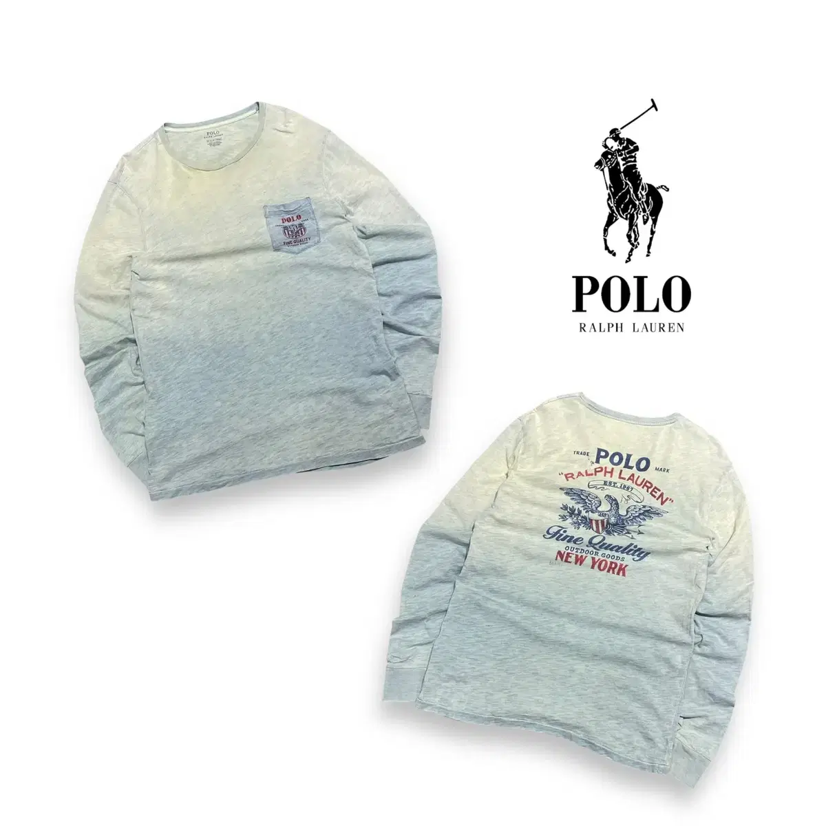 Polo Pocket Wash Long Sleeve