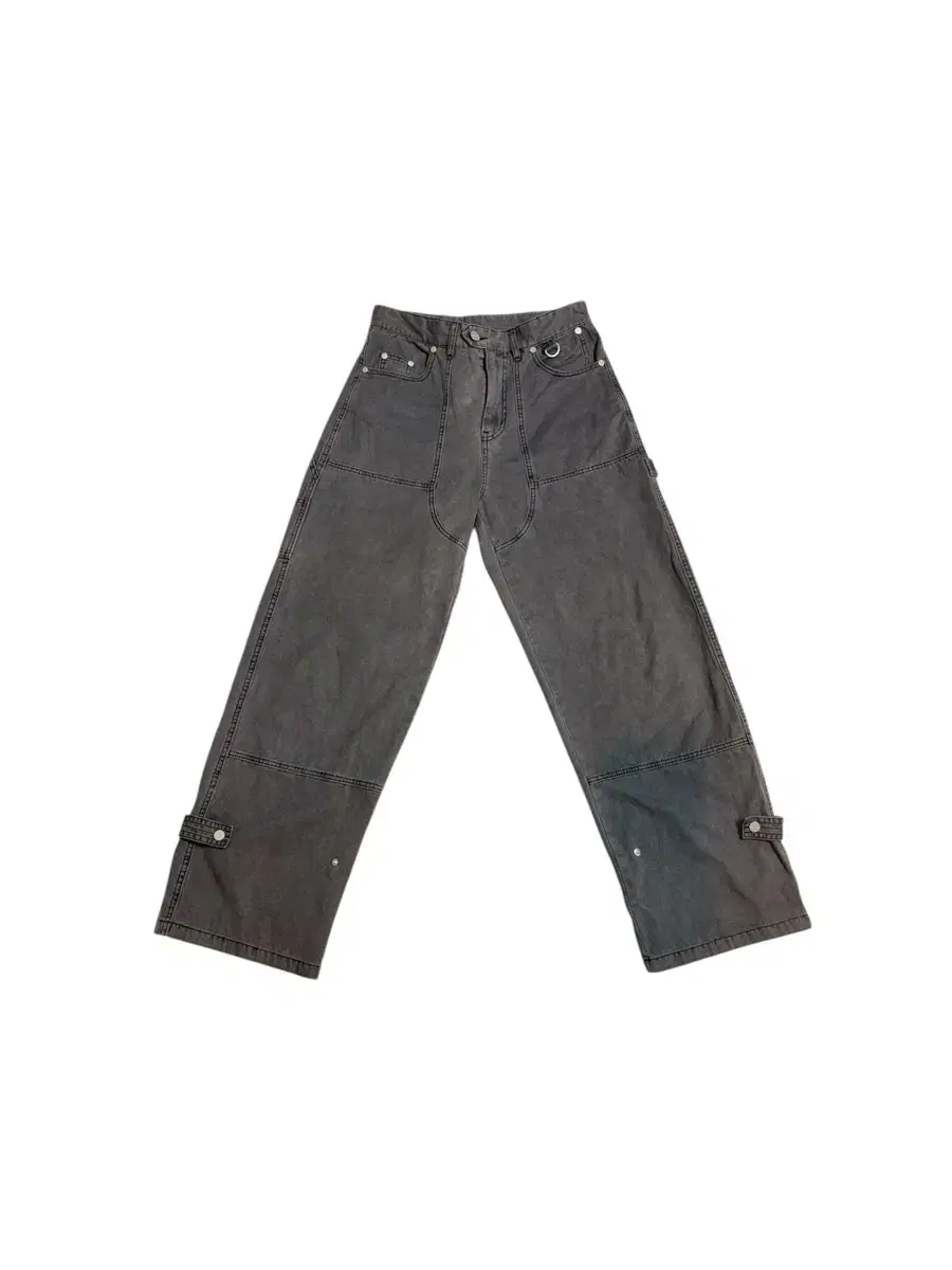 The Vinylhouse Dyed Double Knee Pants Charcoal