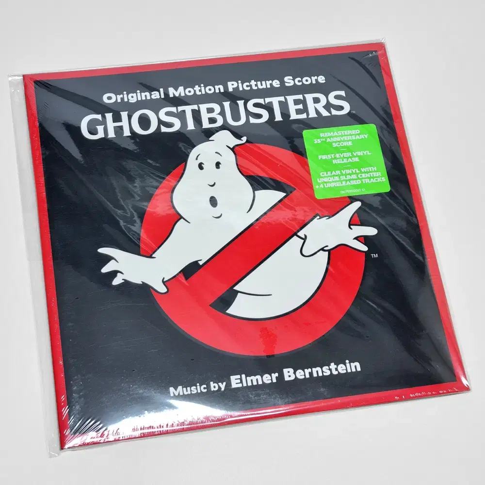 GHOSTBUSTERS 고스트버스터즈 스코어 CLEAR LP