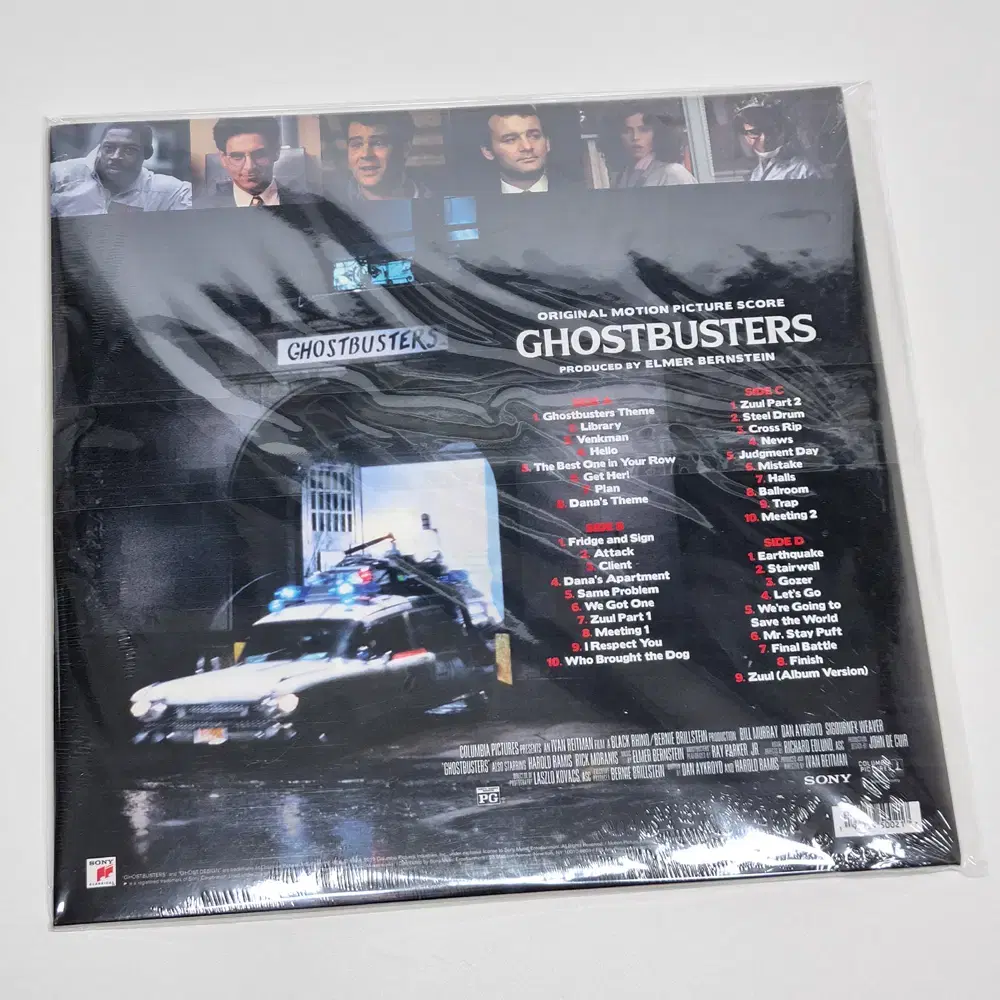 (미개봉) GHOSTBUSTERS 고스트버스터즈 스코어 CLEAR LP