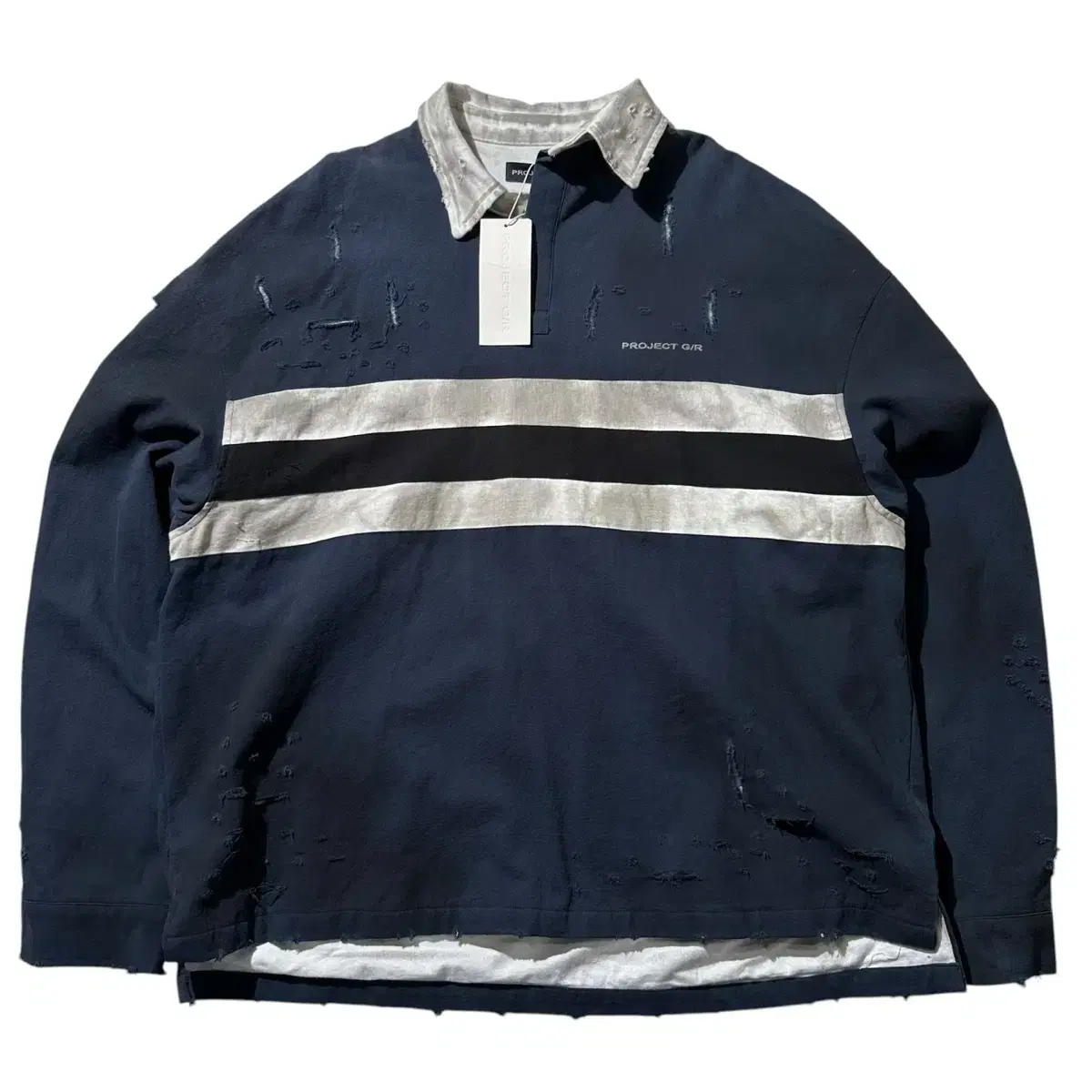 [XL,New] Project G/R Bulldog Polo Shirt Navy