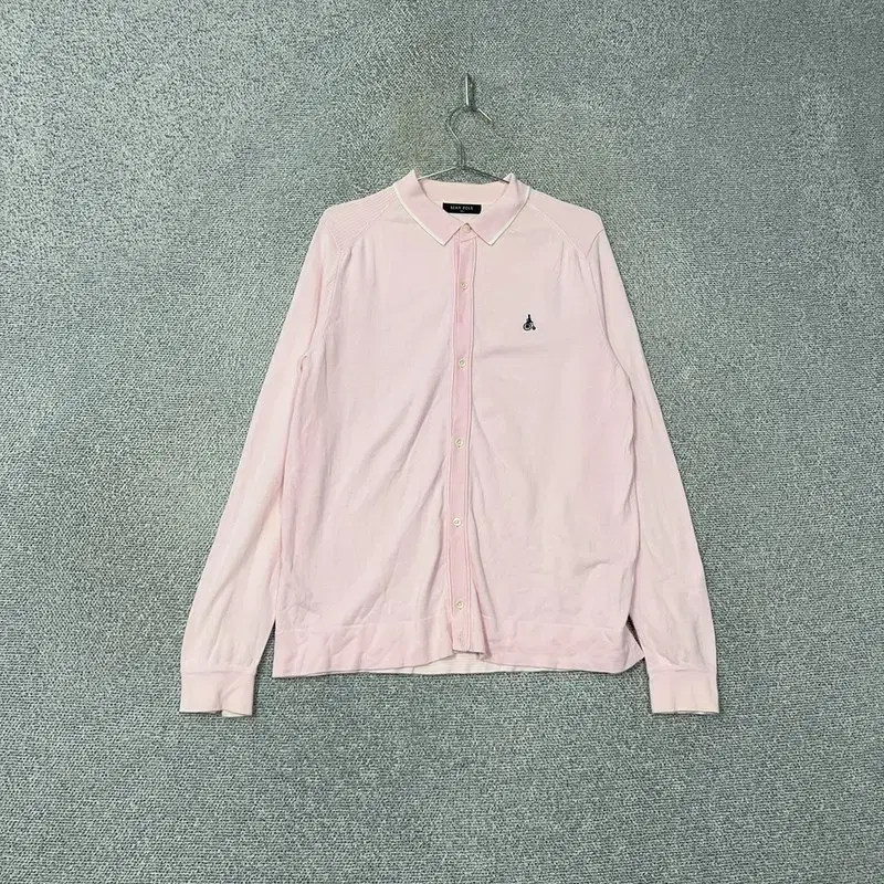 Vinpoly Light Pink Logo Cotton Shirt 100% Cotton