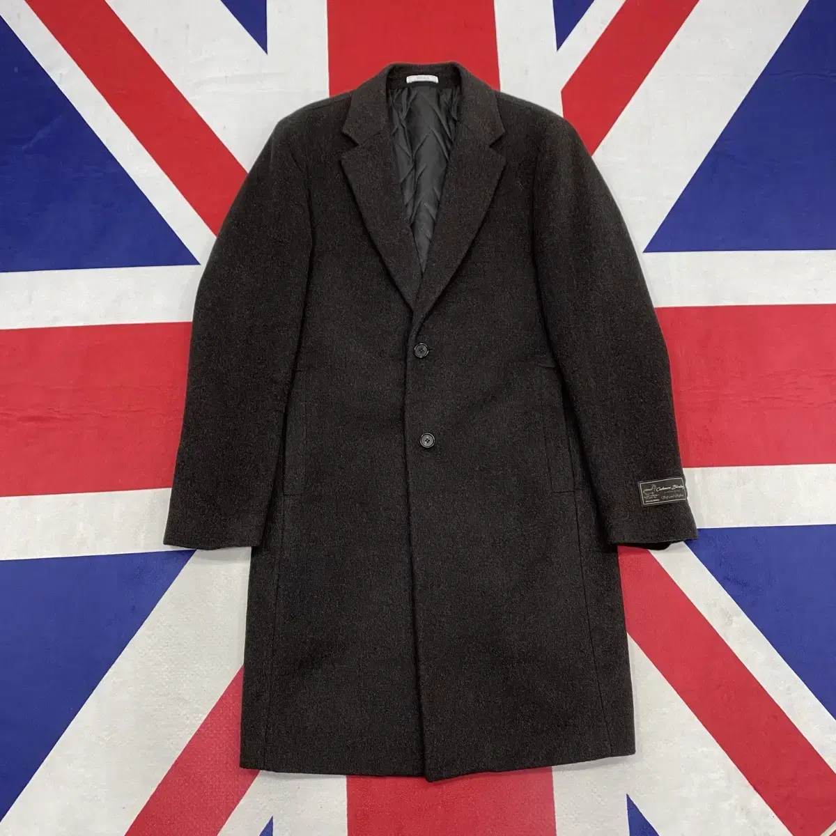 100% Giorgio Jia cashmere long coat