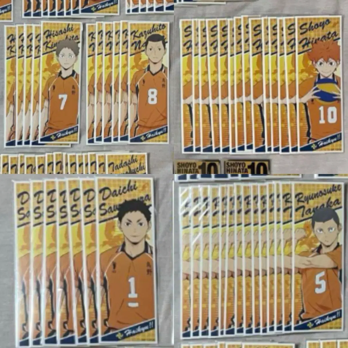 Haikyuu Nishinoya hinata Daichi Tanaka Longsticker small portion