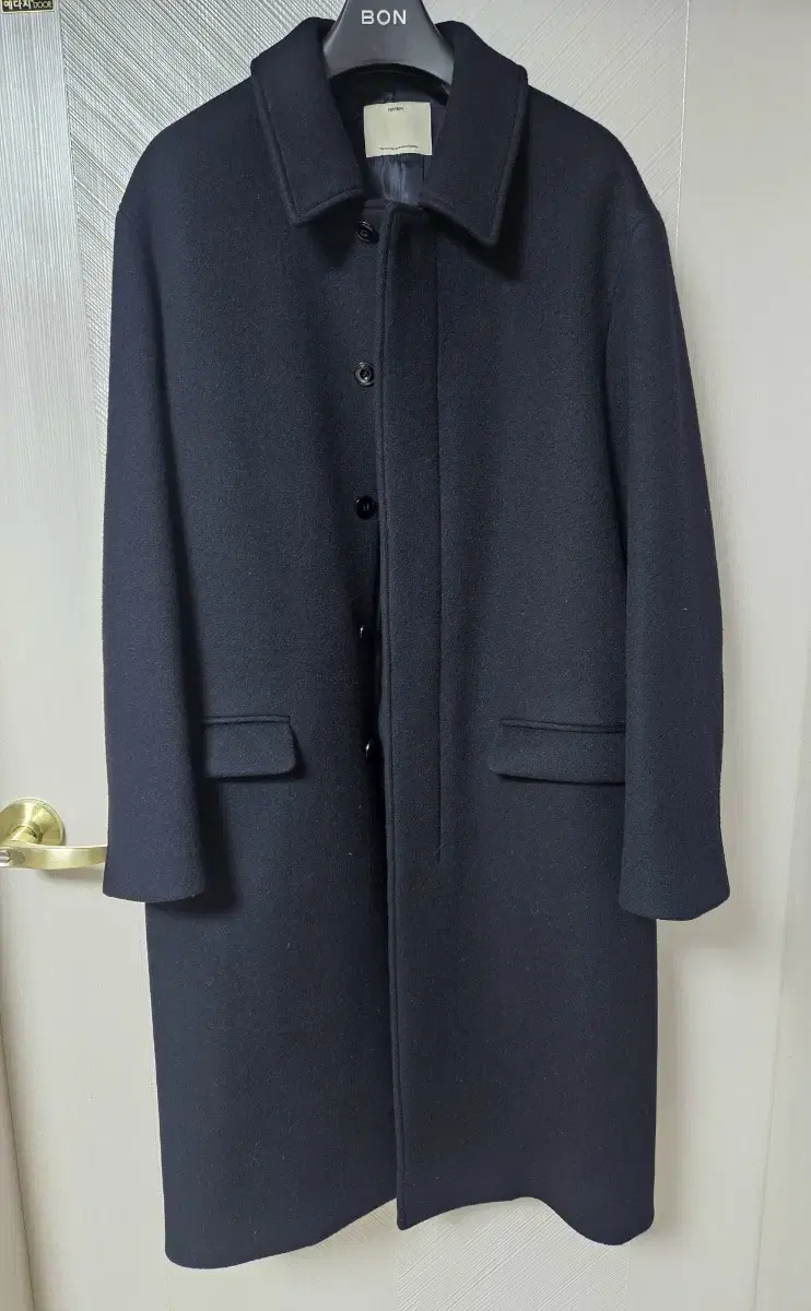 Pottery Melton Wool Mac Coat Dark Navy sells