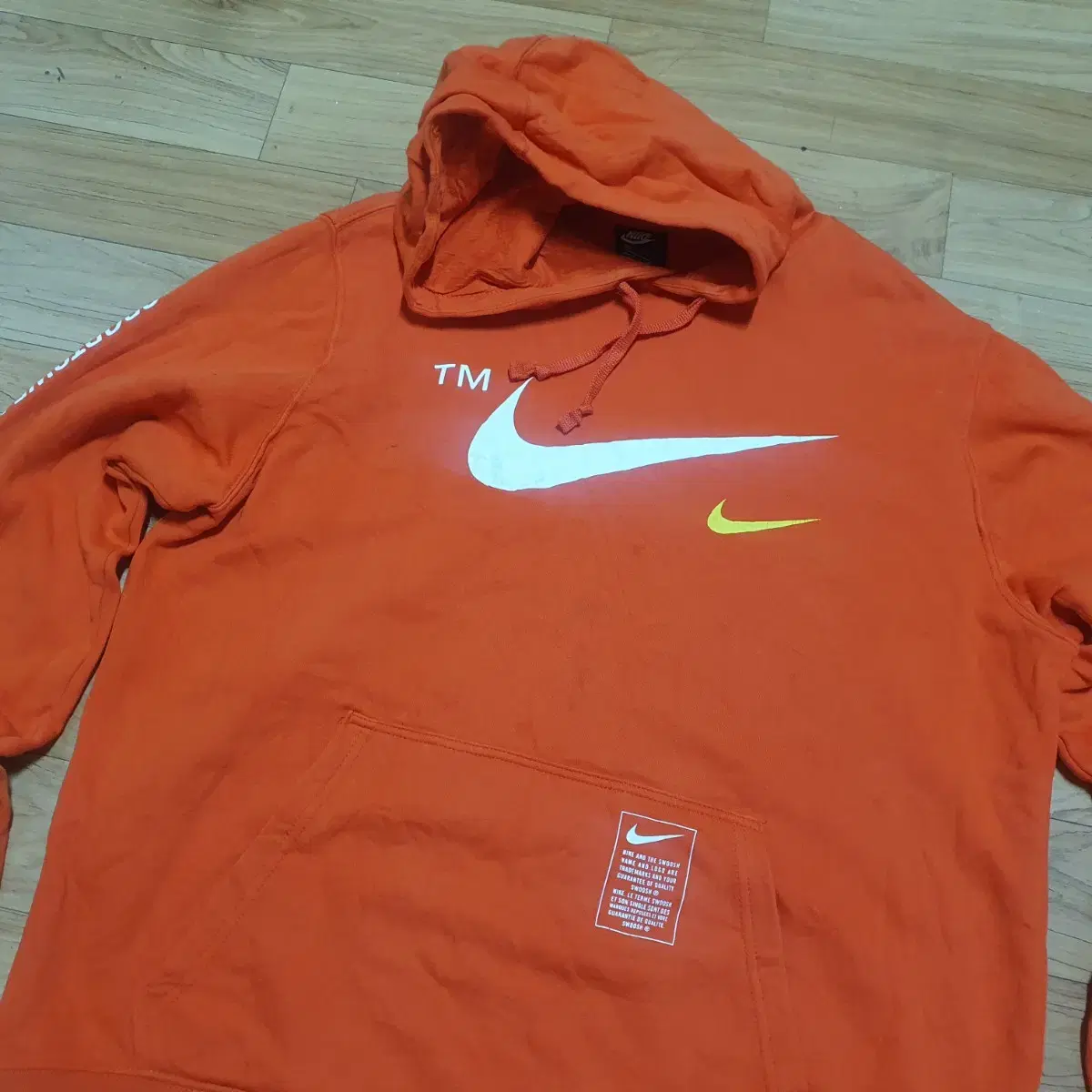 NIKE 나이키 마이크로브랜딩 빅사이즈 남자110 후드티 상태최상 구제