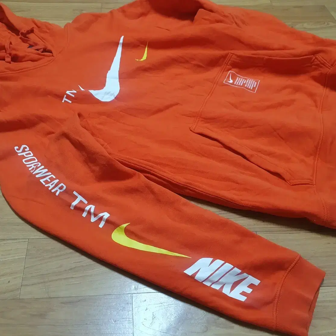 NIKE 나이키 마이크로브랜딩 빅사이즈 남자110 후드티 상태최상 구제