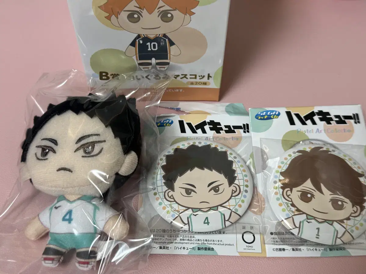 Haikyuu Kuji B Prize Iwaizumi Nui E Prize Oikawa Canbadge Iwaizumi Canbadge