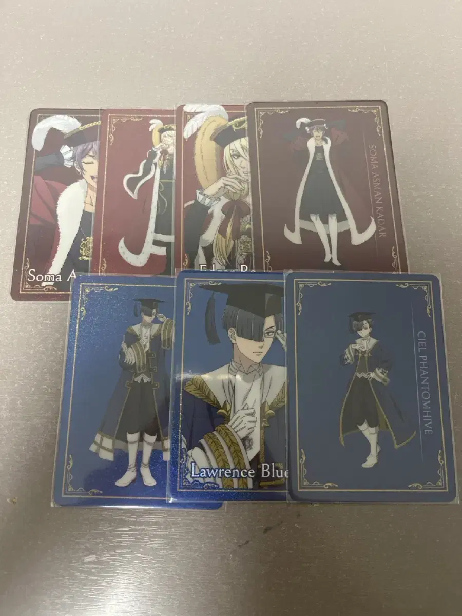 [Quick sale] Black Butler Boarding School Edition Anime Photo Card Goods