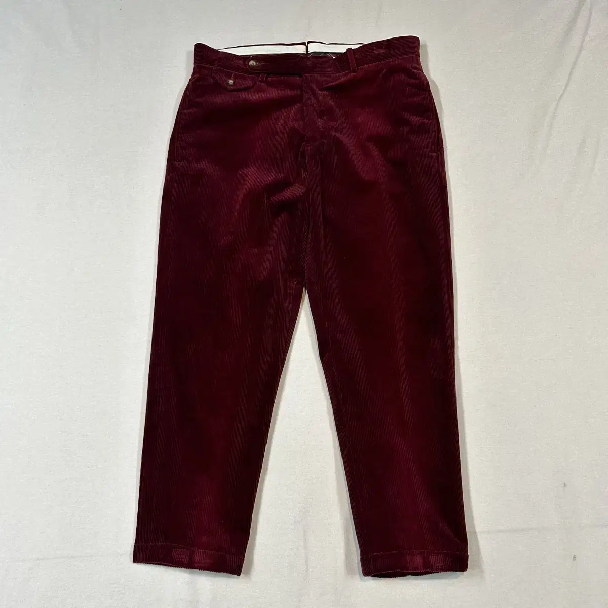 34inch) Polo Ralph Lauren Wine Red Classic Corduroy Cotton Pants