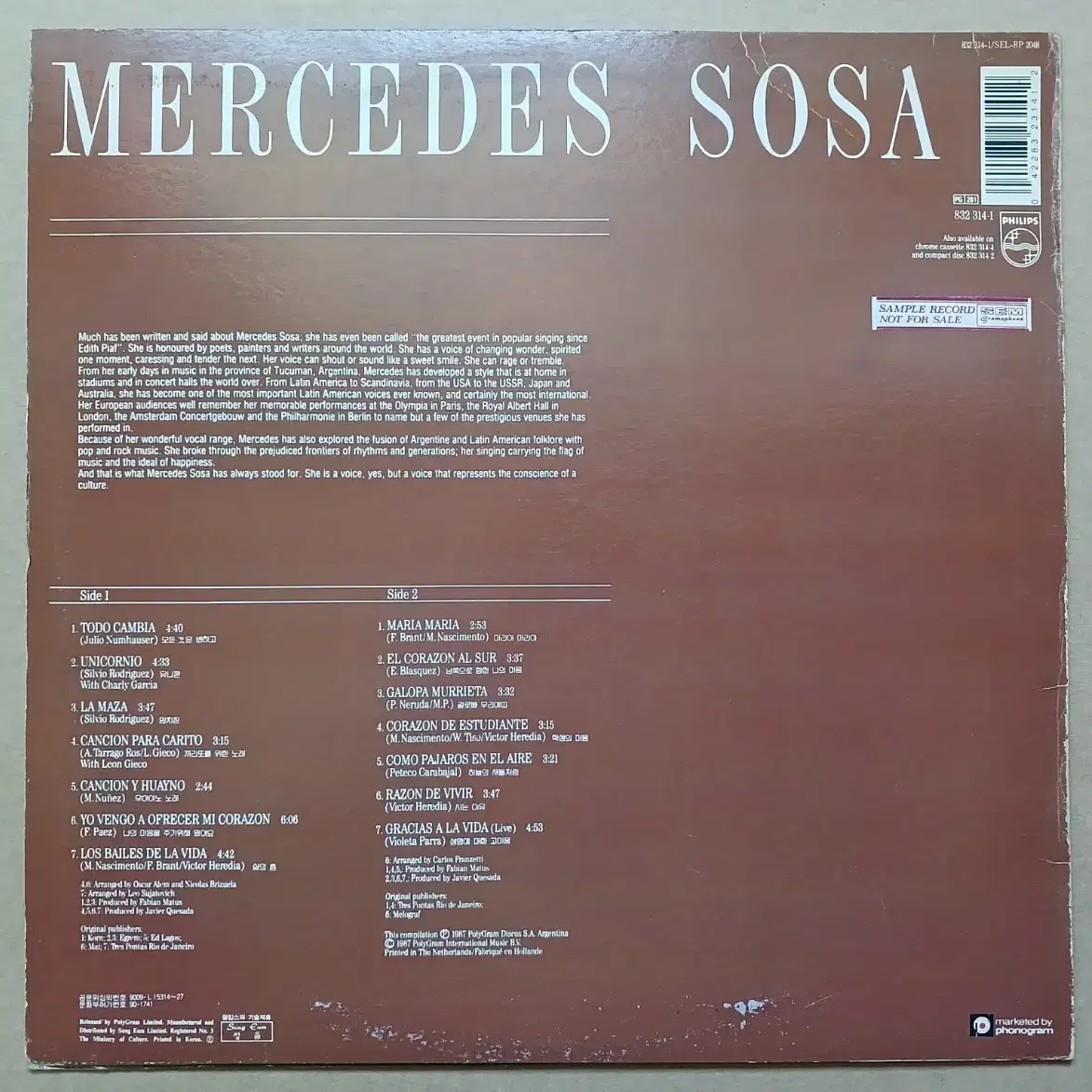 LP mercedes sosa