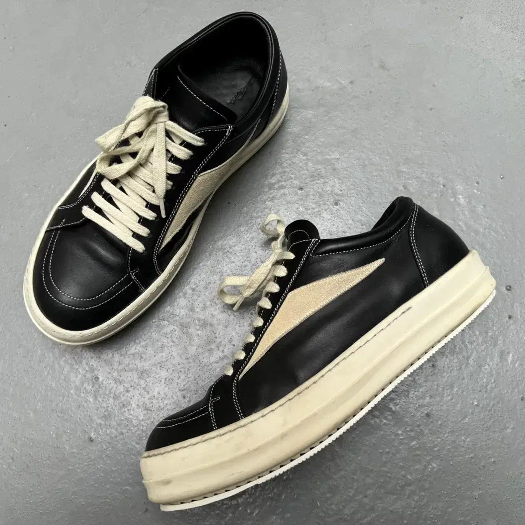 릭오웬스 반스 스니커즈 빈티지 블랙펄 RICK OWENS