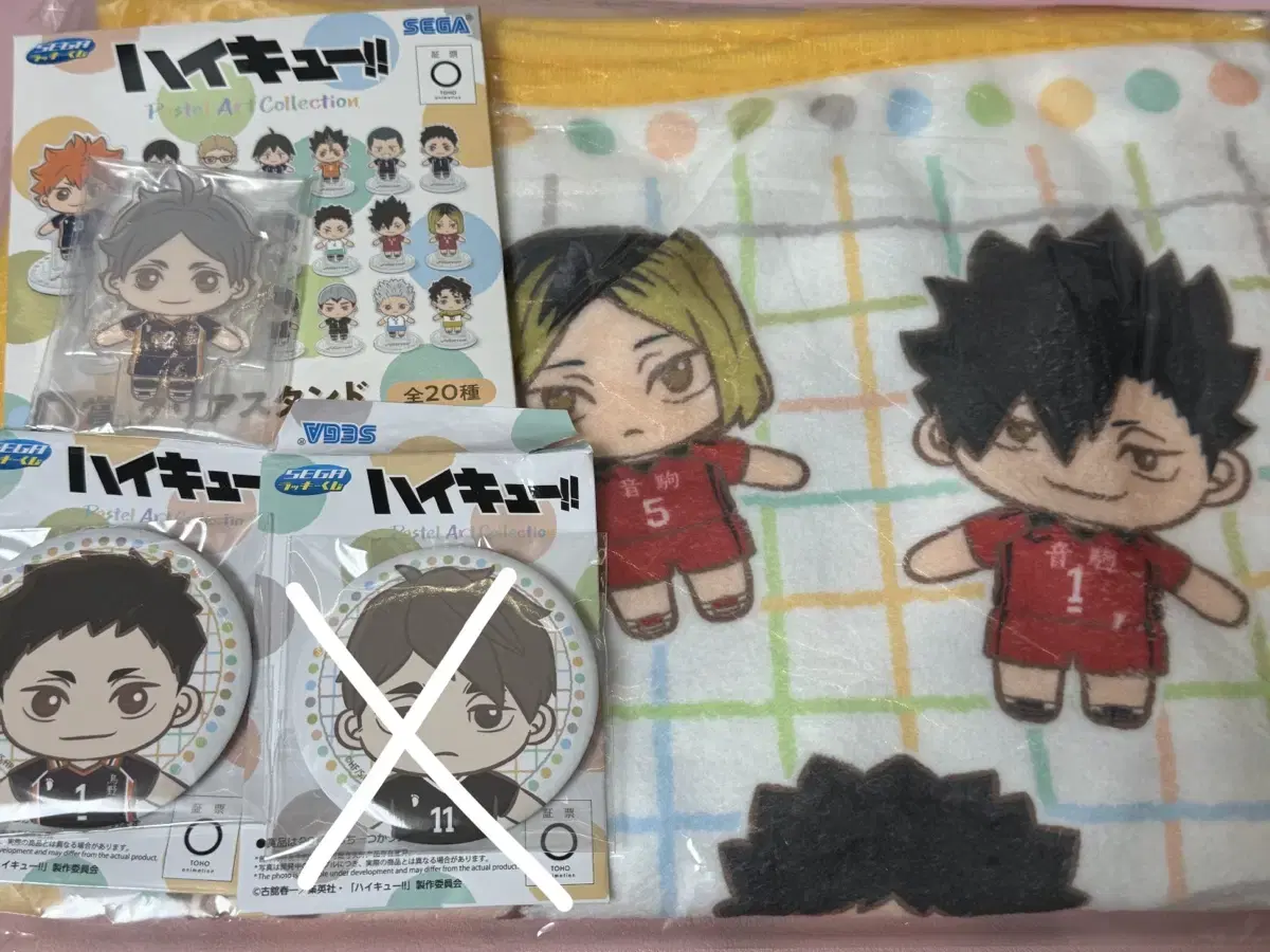 Haikyuu Sega Lucky Kuji A Prize Blanket D Prize Sugawara E Prize Sawamura Daichi