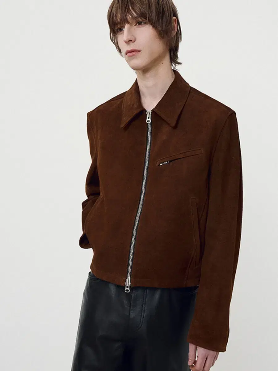 Tony Weck 24ss calf suede jacket