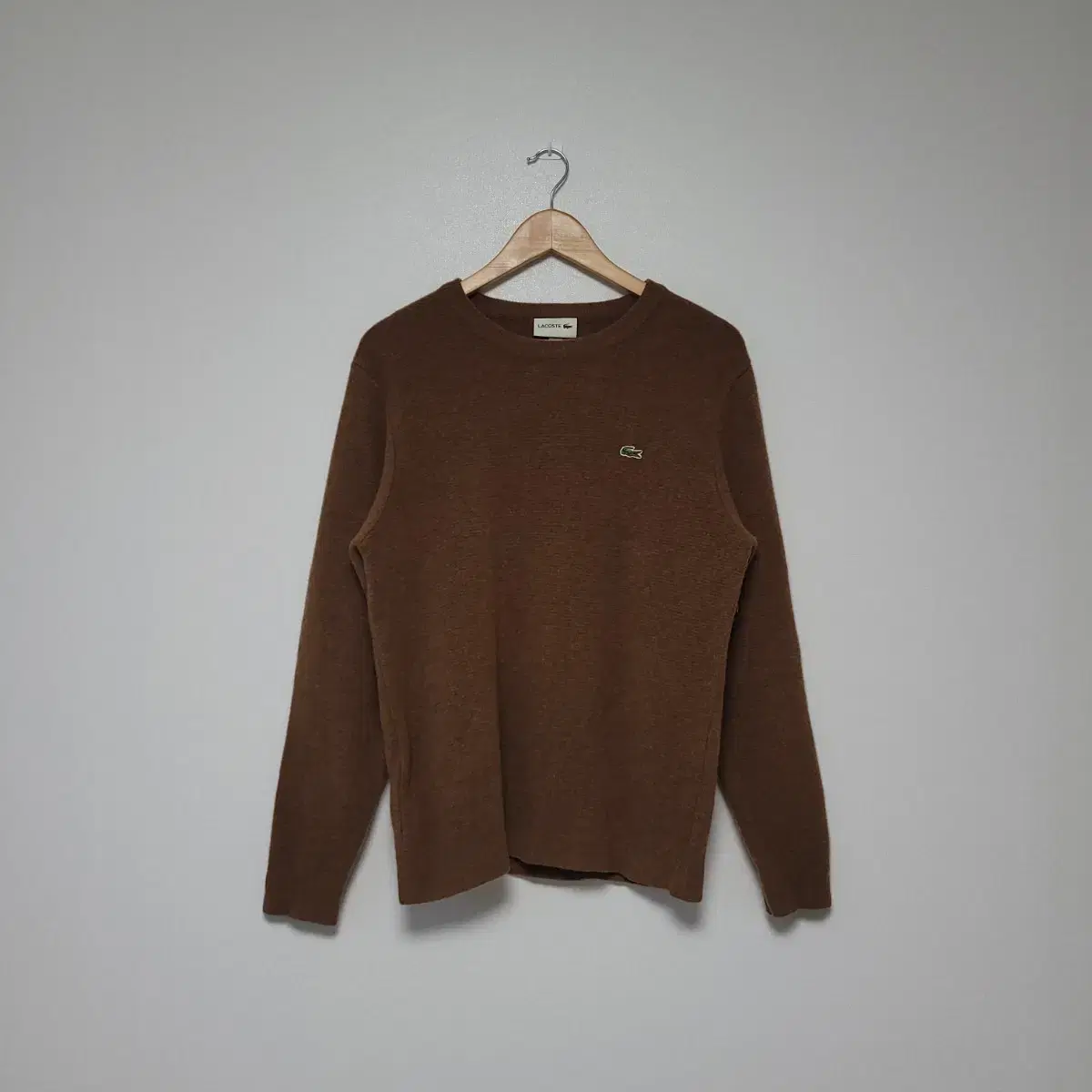 (M) LACOSTE Cashmere knit crewneck pullover for Lacoste