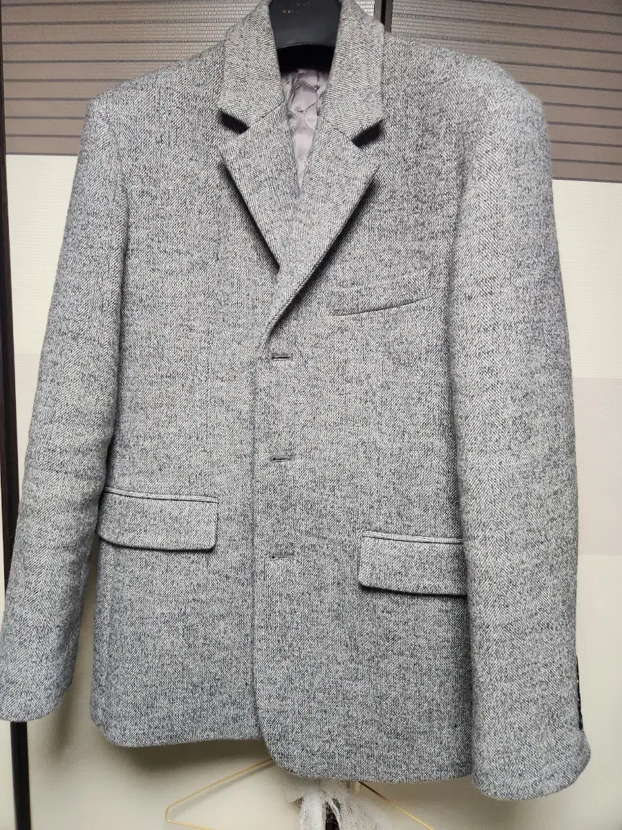 247 Series Herringbone Wool Overfit Jacket