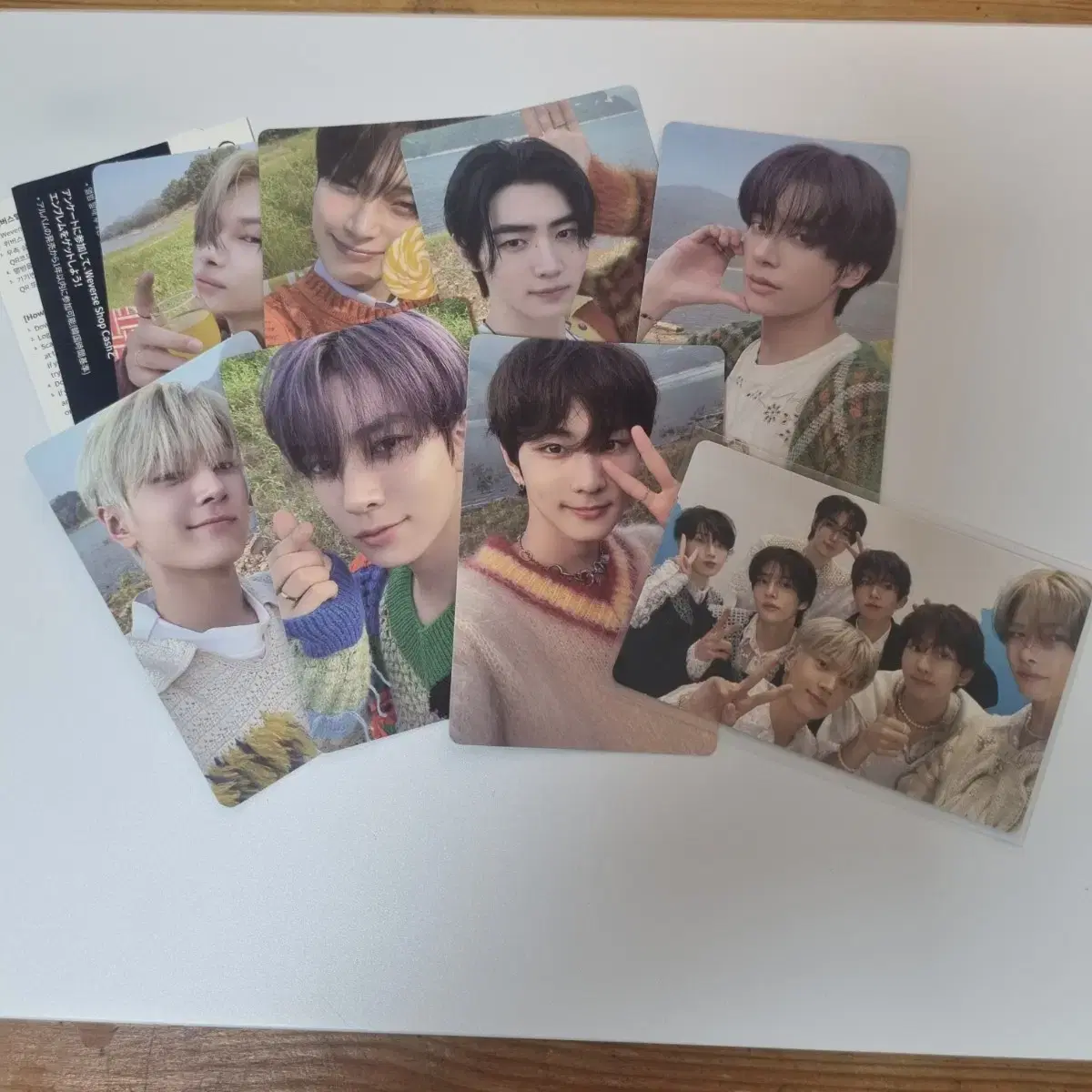 Enhypen Orangeblood Weverse Vahn Photocard