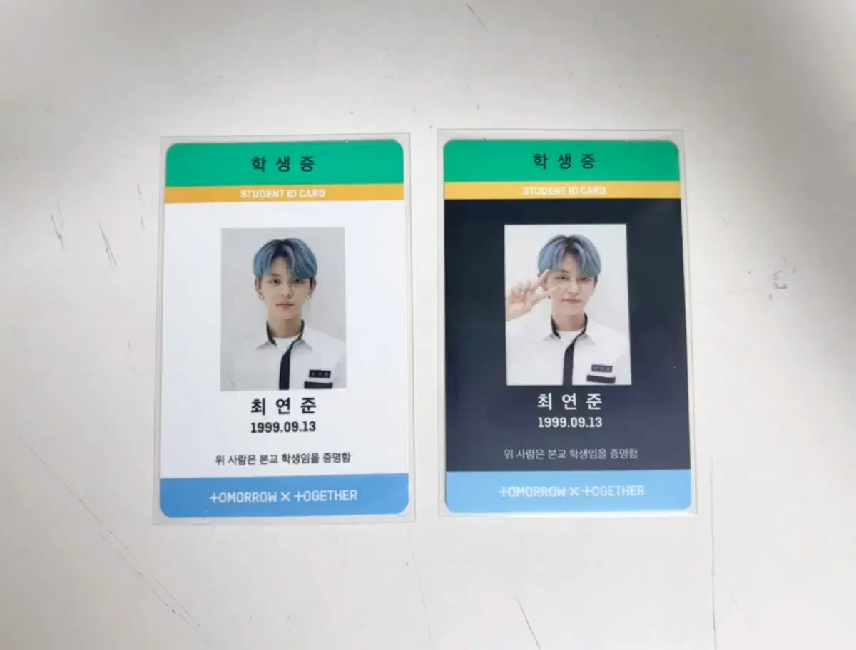 Yeonjun 943 Student ID (Day & Nightver)