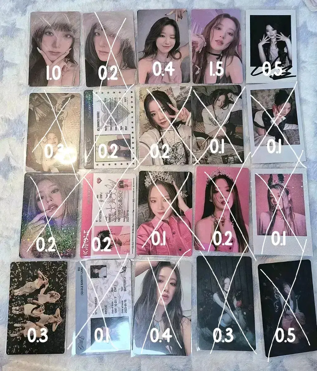 Girls photocard wts i feel heat superlady 2 shuhua ld alpo