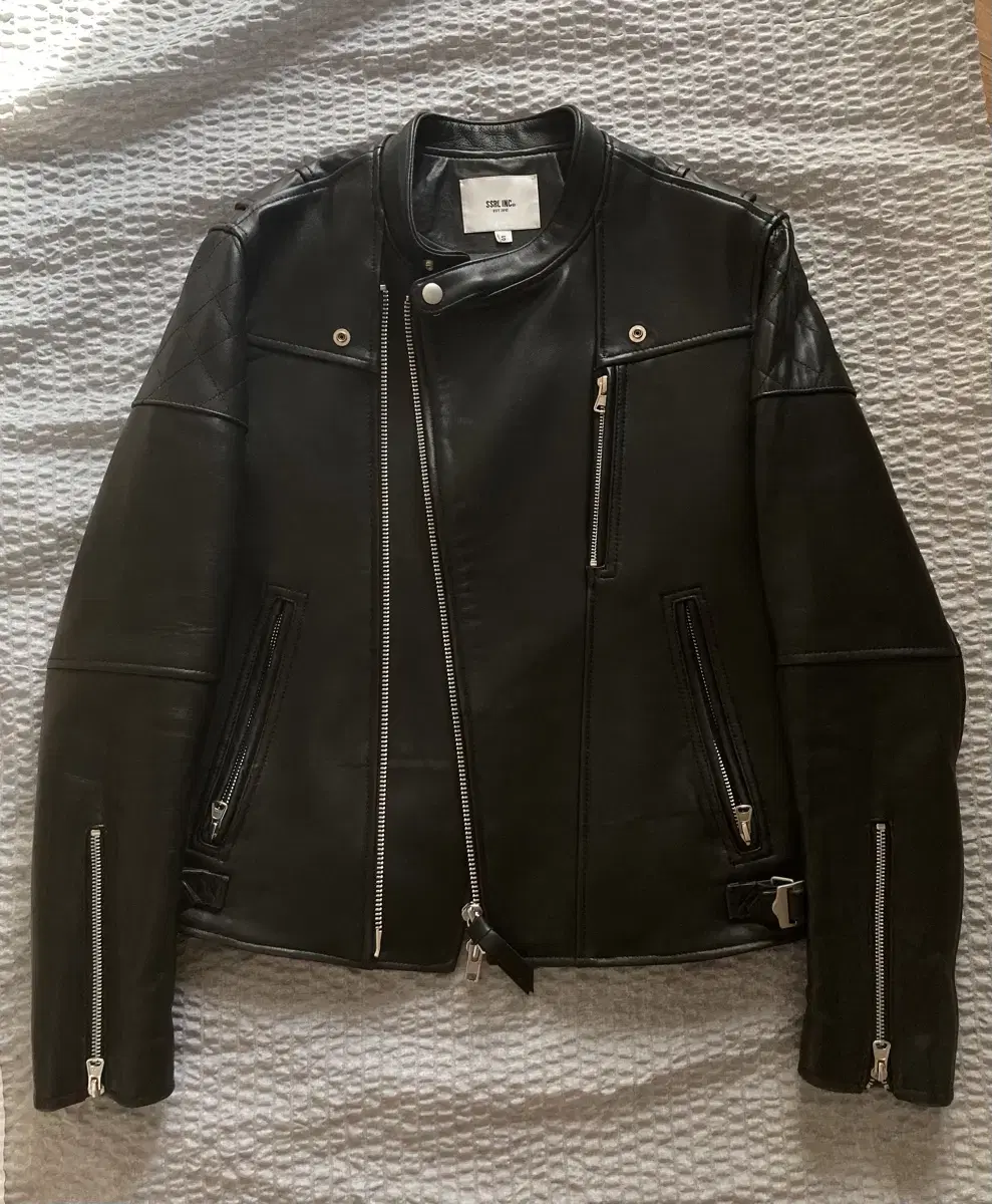 SSRL zuu zuu lambskin rider jacket