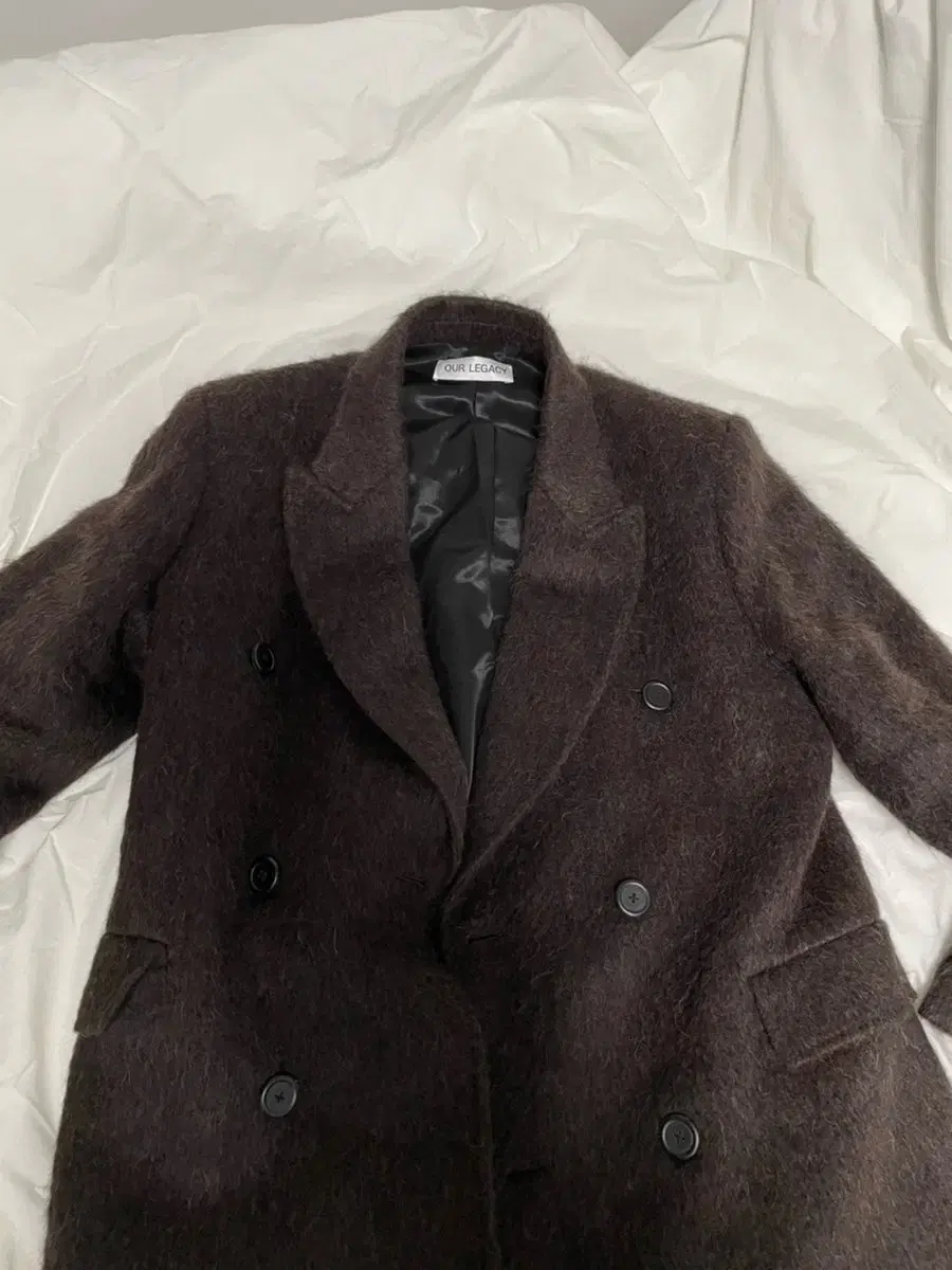 Haregashi Whale Coat Brown size 48