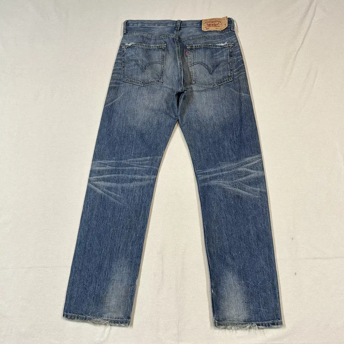 32inch) Levi's 501 Wash bloo Button Fly Denim Jeans