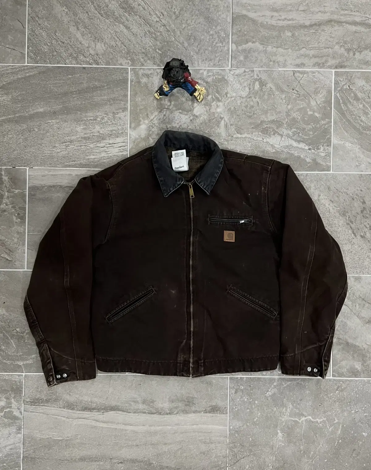 (L-TALL) Calhart Detroit Jacket J97 DKB Dark Brown