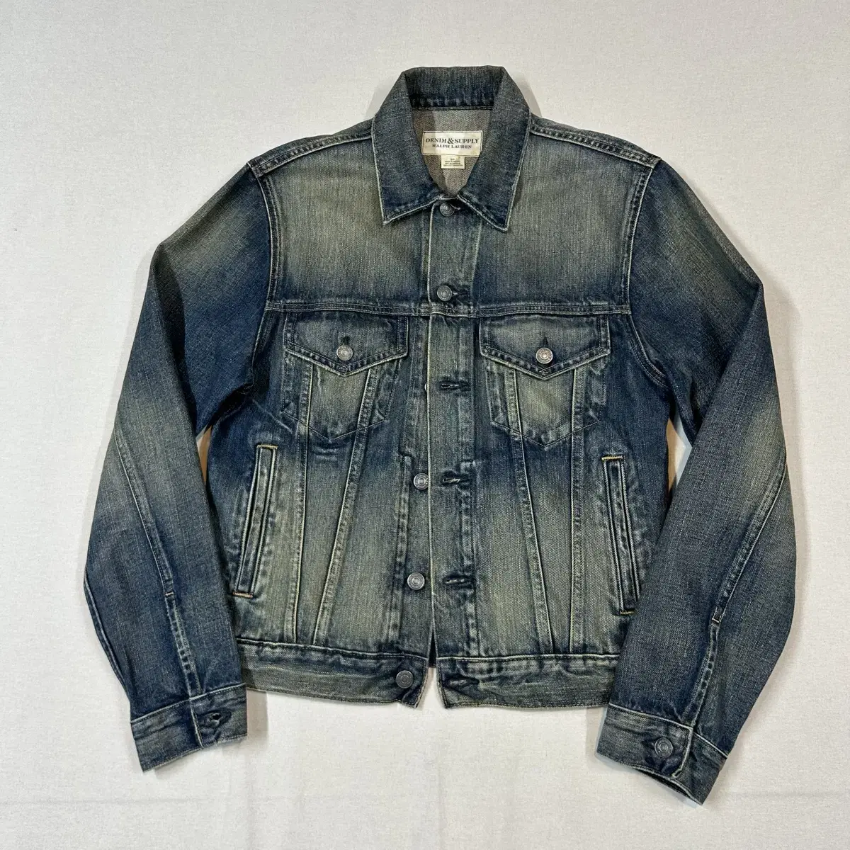 S) Denim & Supply Polo Denim Jeans Jacket Tucker Jacket