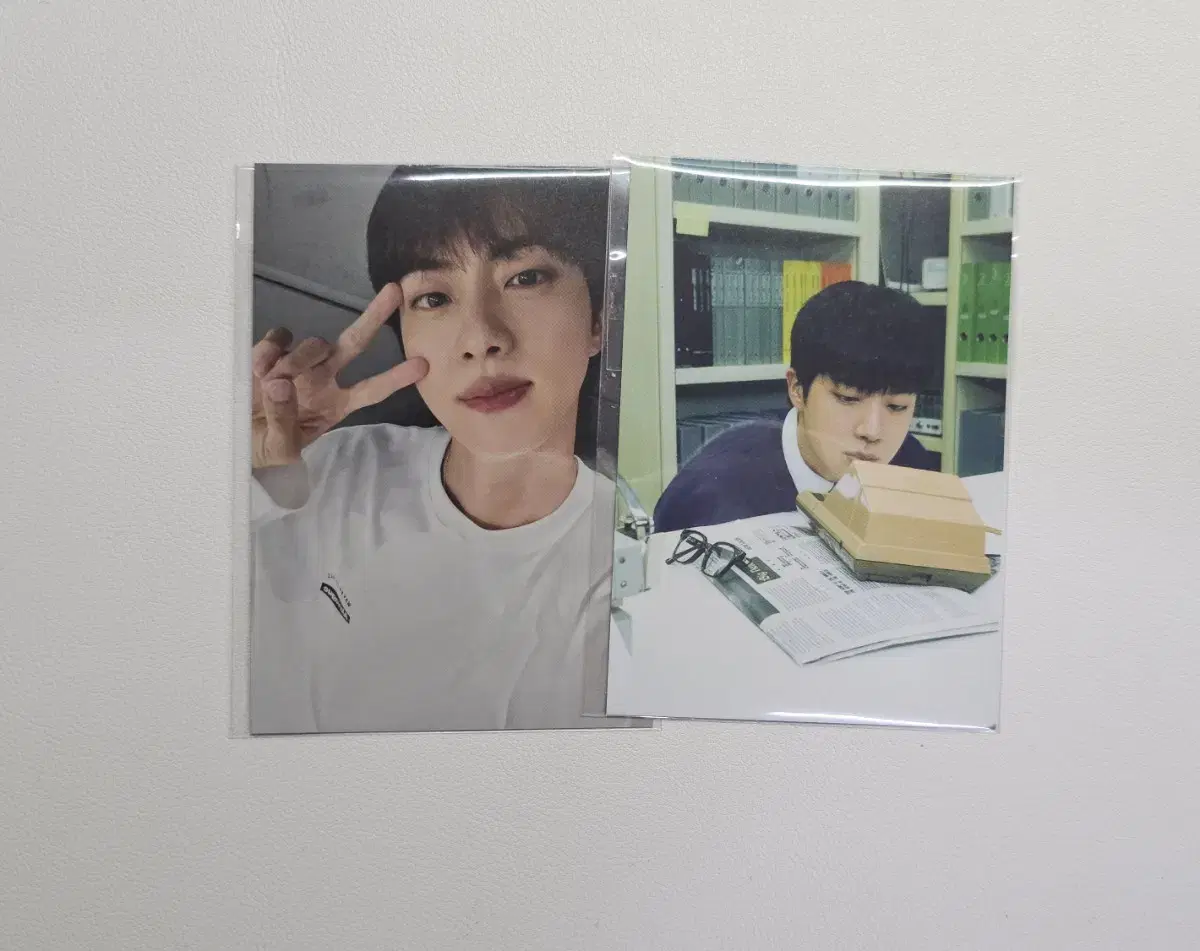 BTS' Seokjin Happy pop up Victory Bag Ballcap sealed Photocard 2