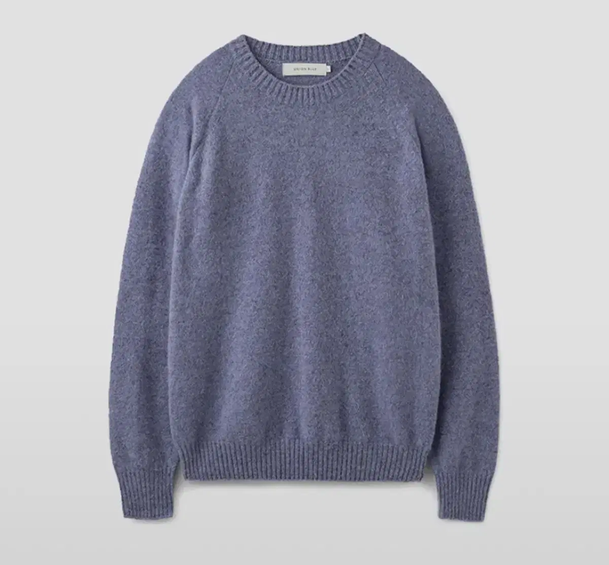 [M] Union Blue Aurora Alpaca Knit Melange Blue