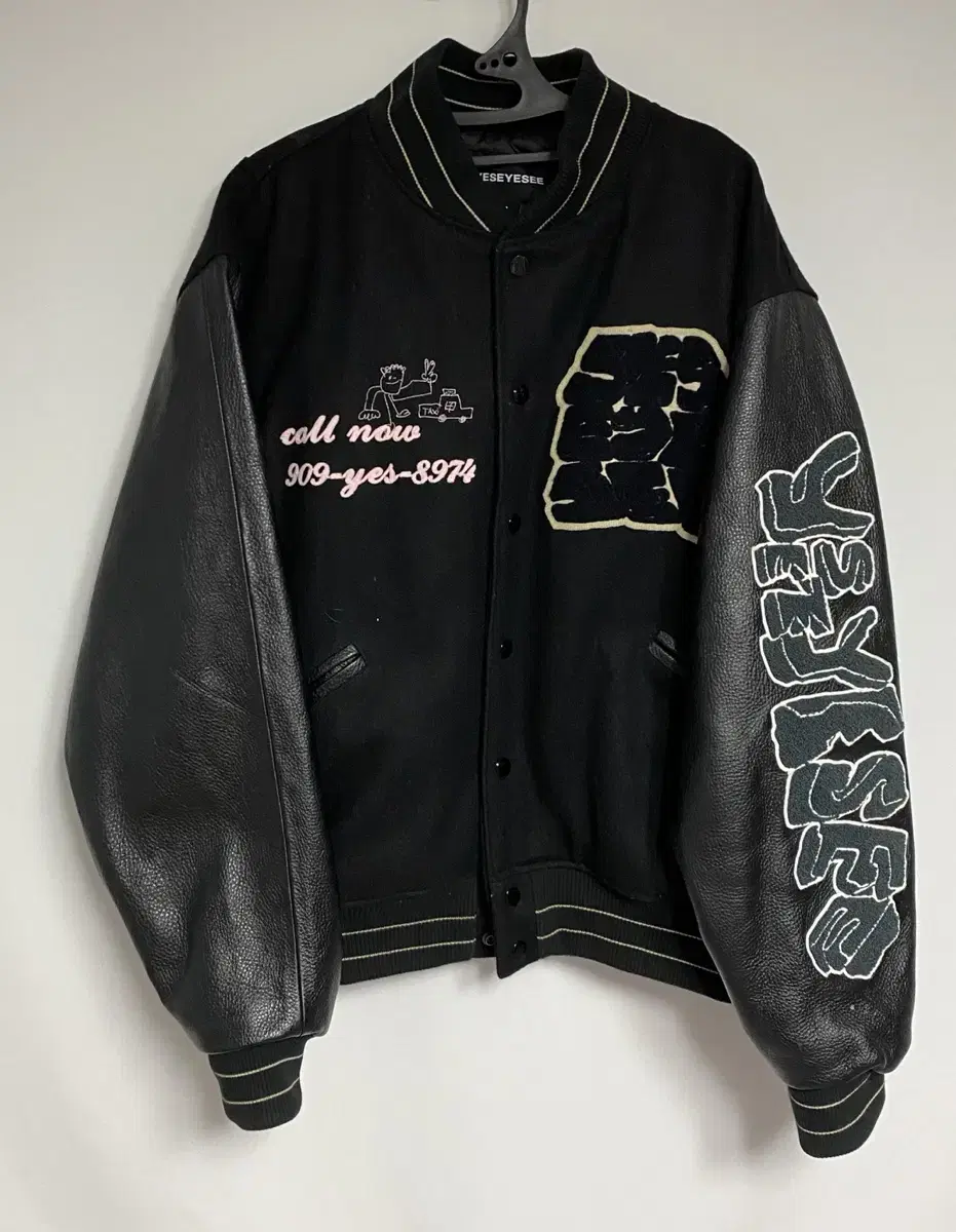 [L~XLRecommended/Condition Good] Yes IC Varsity Jacket Black