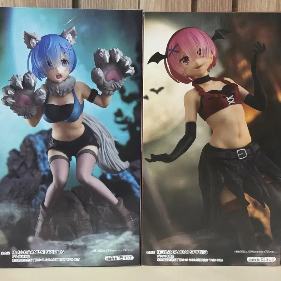 리제로 에스프레스토 소악마 이세계 REZERO 렘&람 피규어 2종 세트