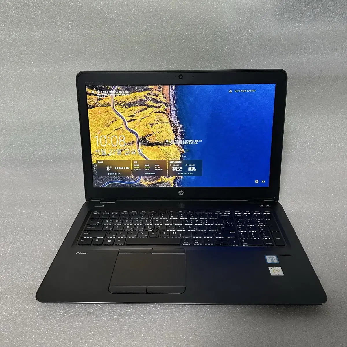 HP zbook i7 6세대 16G AMD 그래픽 노트북 15U G3