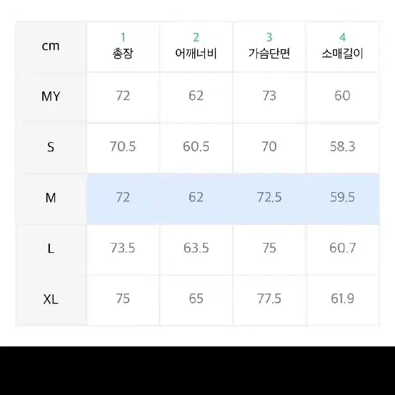 비슬로우M65 패딩 사이즈M 숏 다운 파카