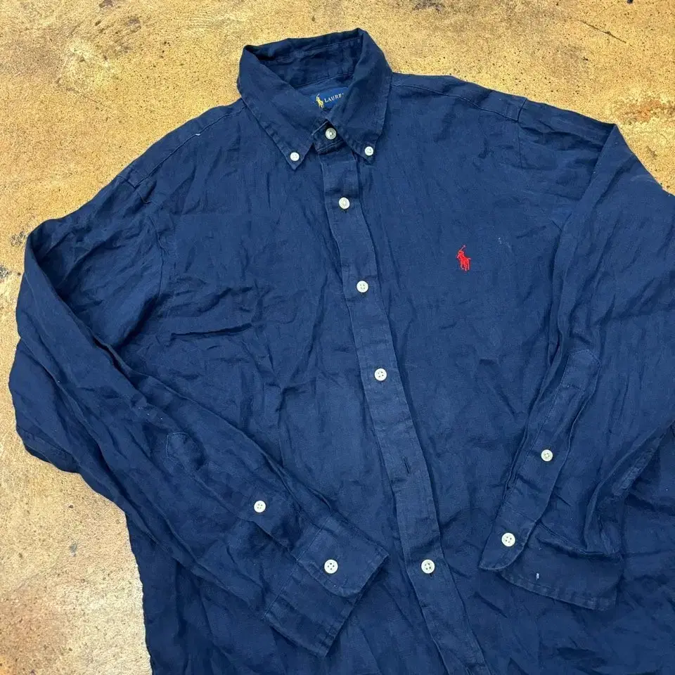 [ Genuine/S ] Polo Ralph Lauren Vintage kara Shirt Long Sleeve