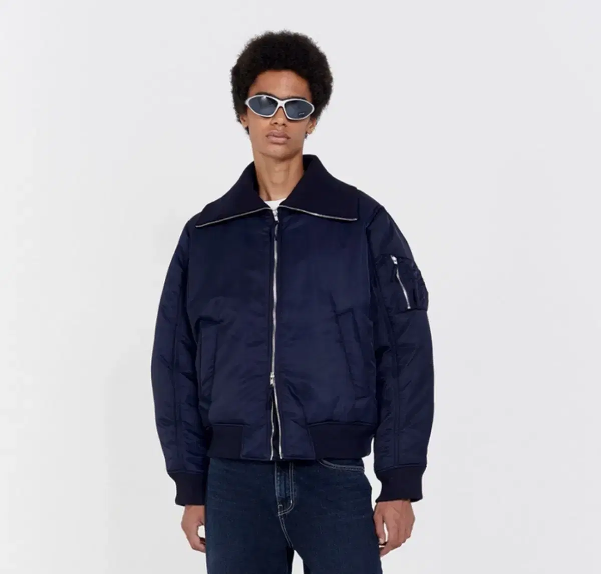 [2] LabelArchive Bomber Jacket Navy