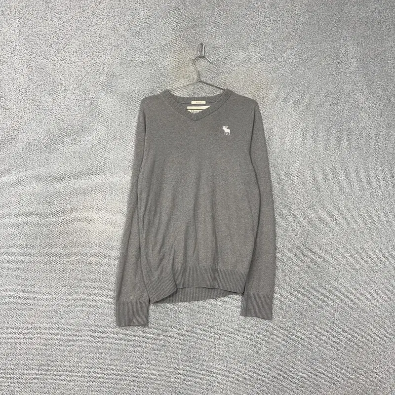 Abercrombie Gray Logo Casual Knit XL