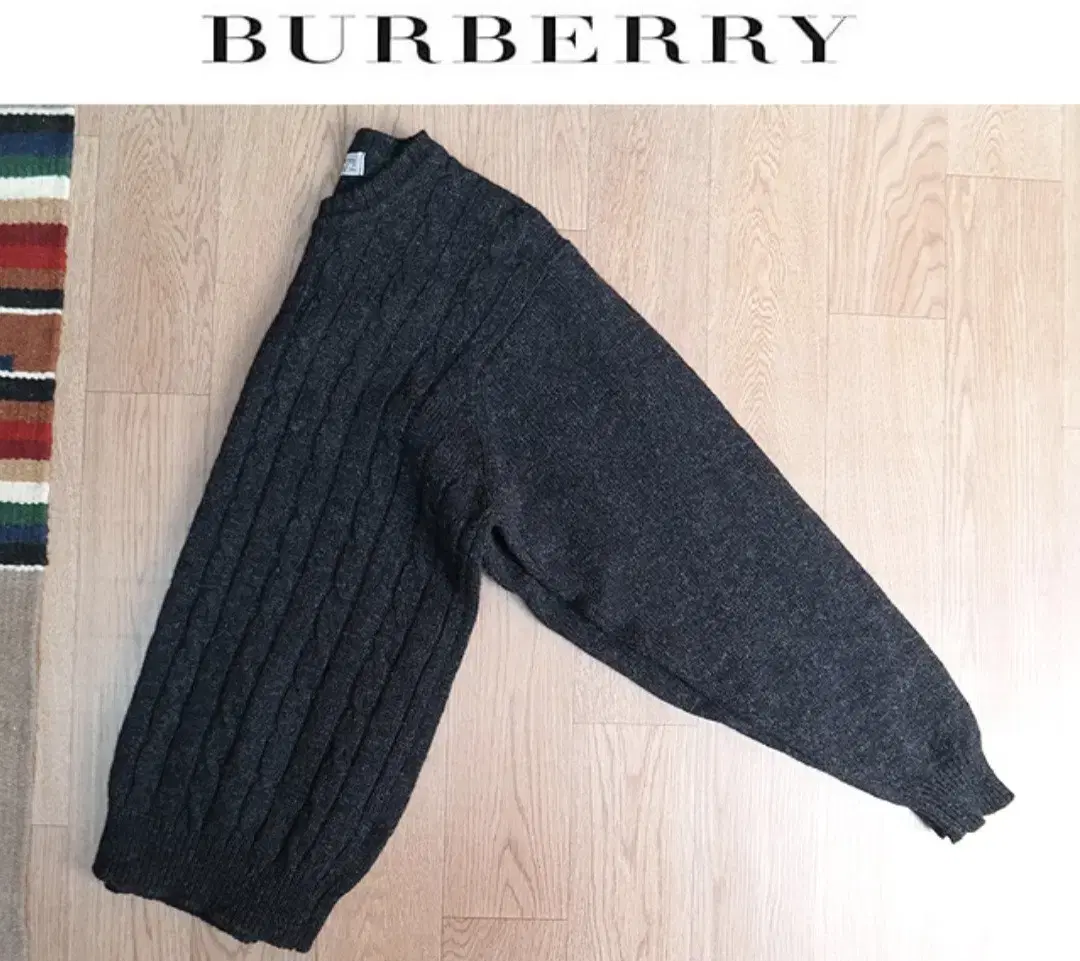 Burberry 100% Wool Vintage Sweater San in Scotland Size 103