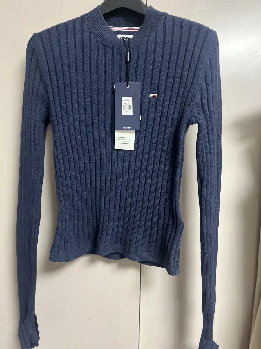 [NEW] XS Tommy Hilfiger Ribbed Cropped Navy Polo Ralph Lauren Sienna