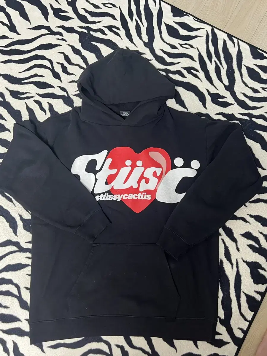 [XL] Stussy x CPFM Heart Hoodie Black