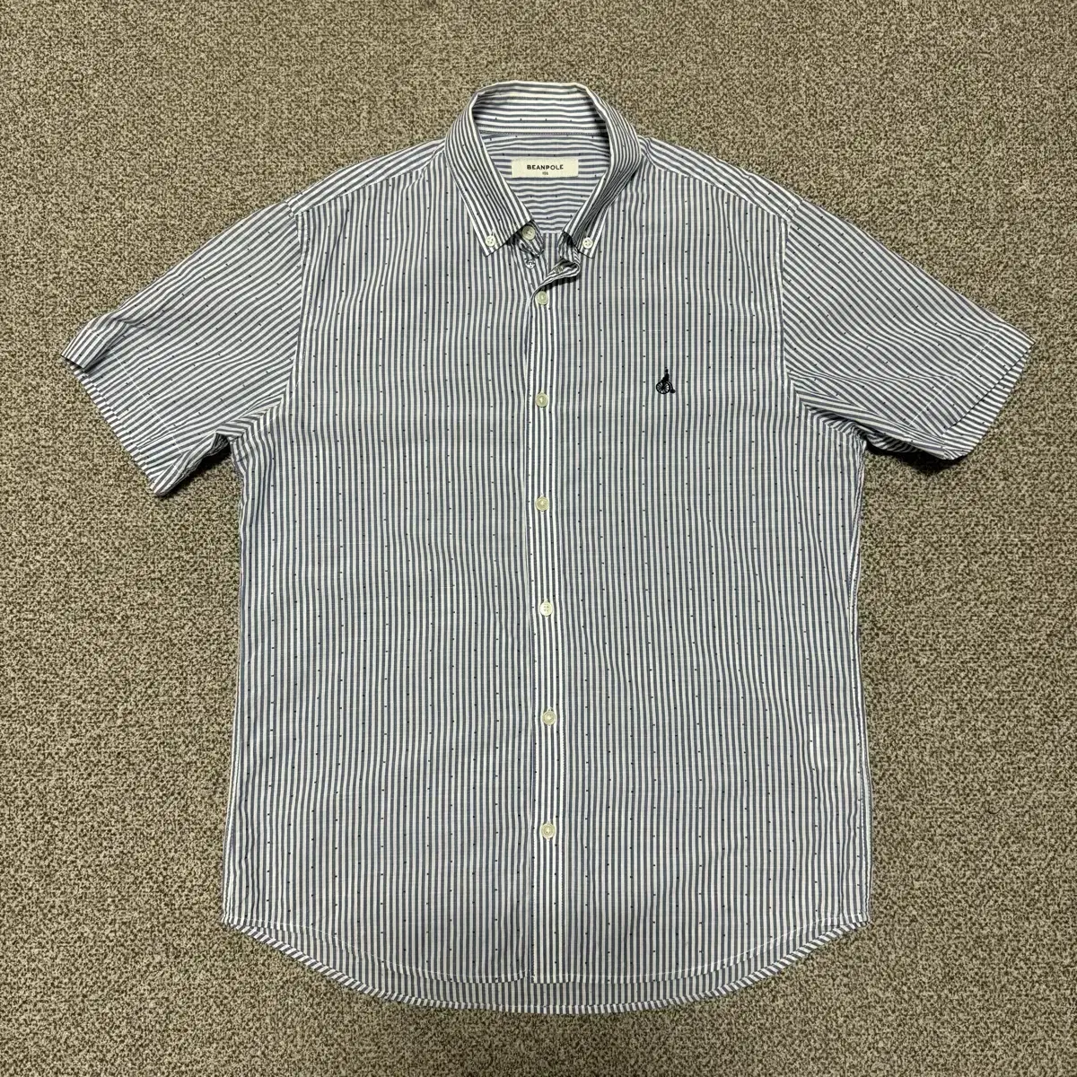 100 Beanpole Stripe Short Sleeve Shirt