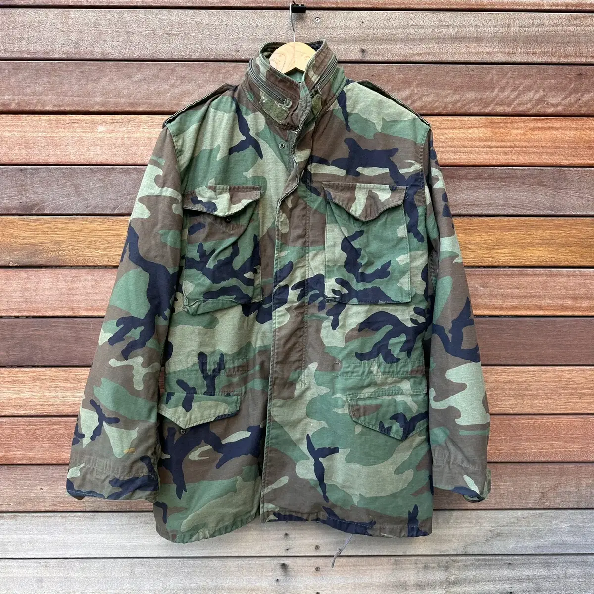 US Army Original M65 Woodland Field Jacket SL