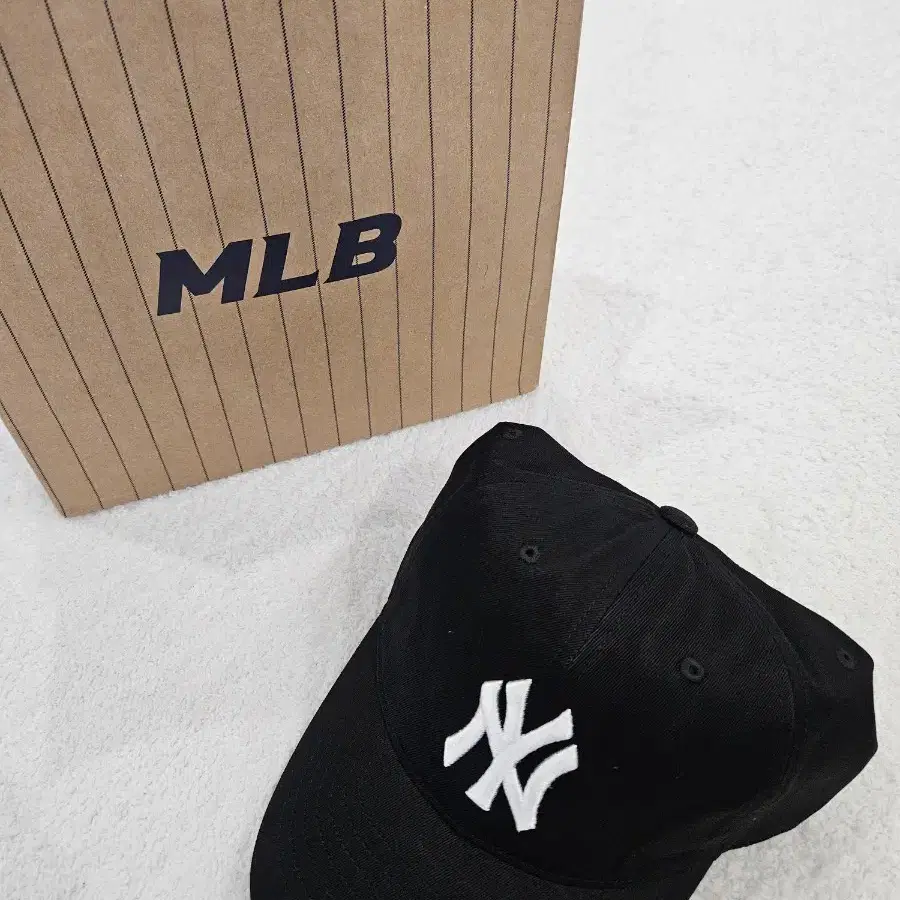 mlb모자 블랙(새상품)