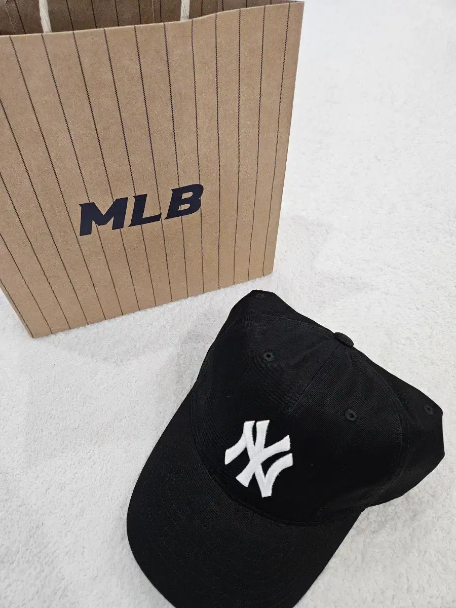 mlb모자 블랙(새상품)