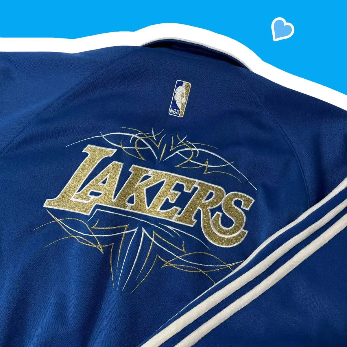 Whistle Adidas Lakers Big Logo Tracktop Jersey