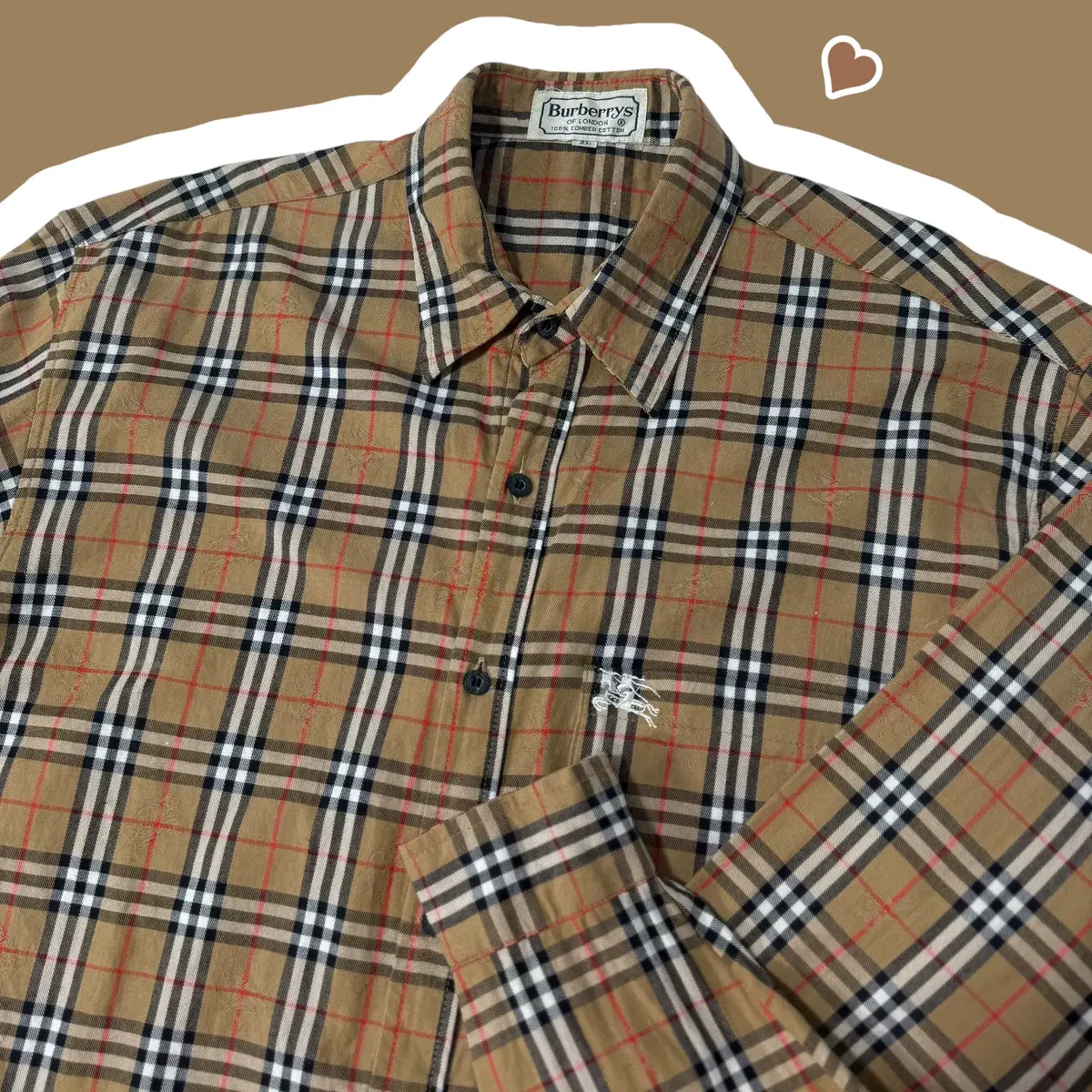 Genuine Burberry Logo Nova Check Shirt