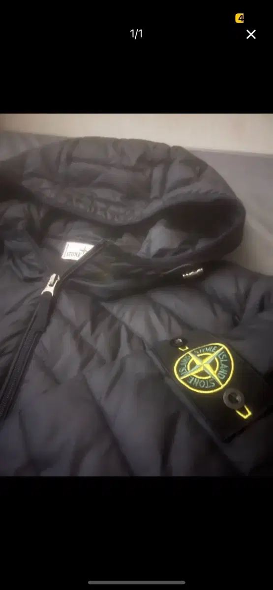 Stone Island Lightweight Padded Black FW13