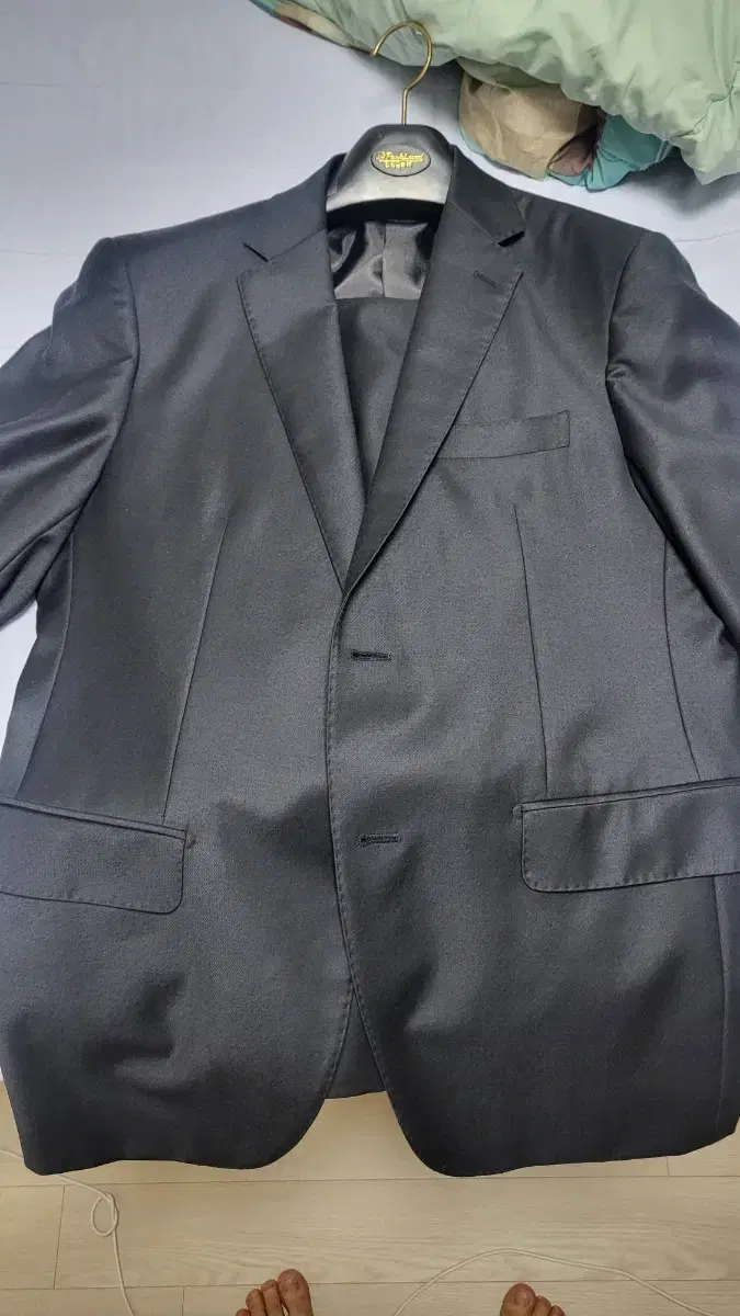 Galaxy Charcoal Gray Suit for sale (GX Zegna fabric)