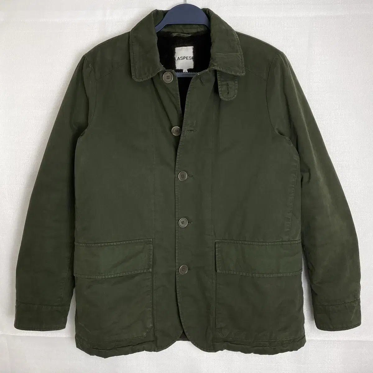 [M-L] ASPESI Fleece-lined military jacket